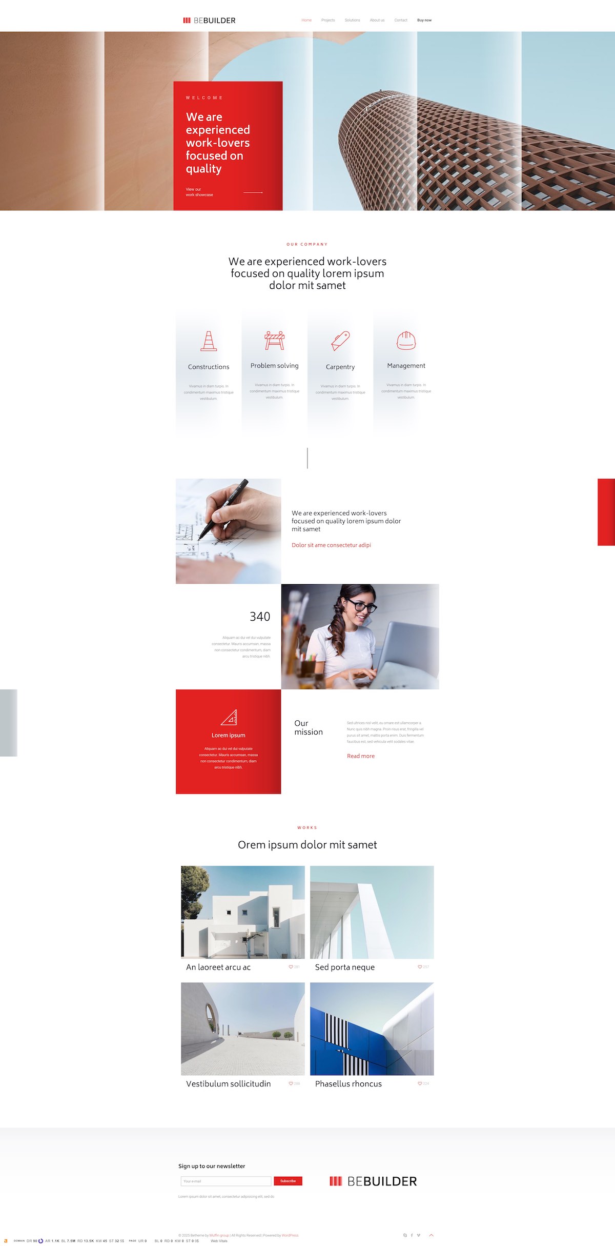 Rendiveeb | Koduleht Builder 2